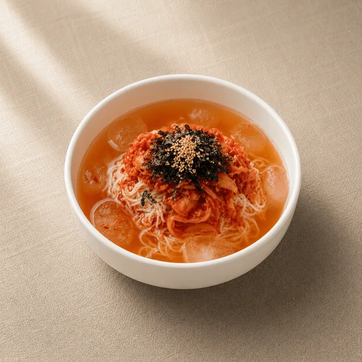 Cold Kimchi Noodles