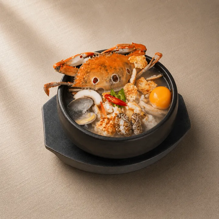 Pollack Scorched-Rice Soup